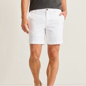 Tommy Bahama Crisp White Flat Front Shorts